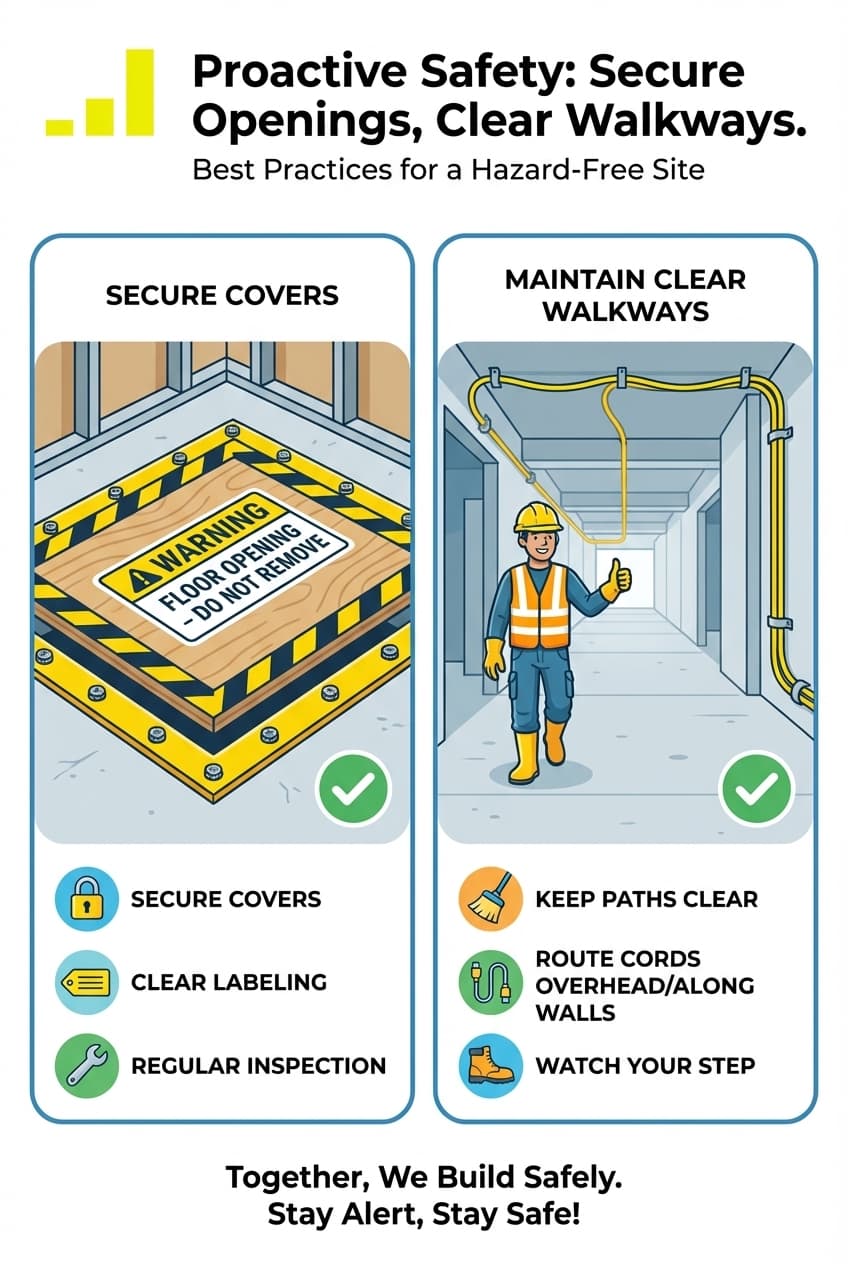 Workplace hazard awareness infographic