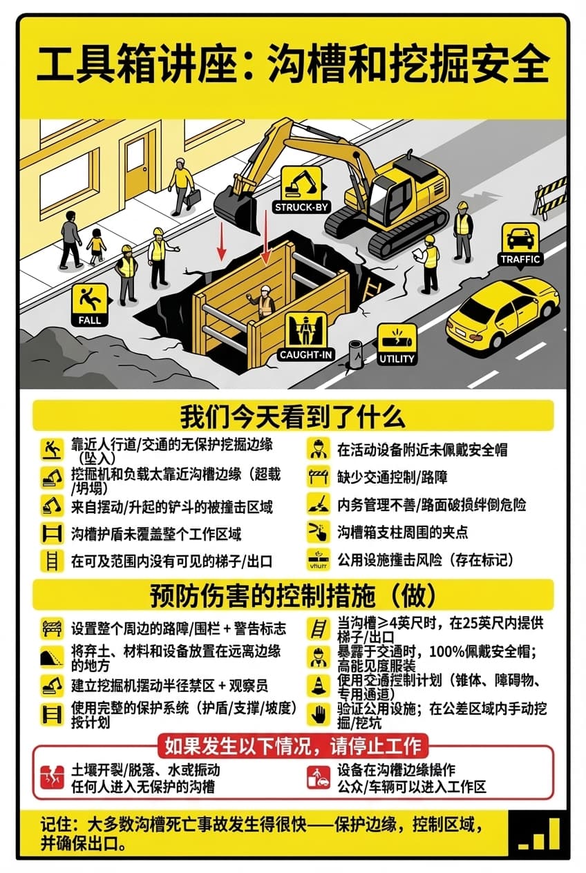 Toolbox talk infographic — 中文